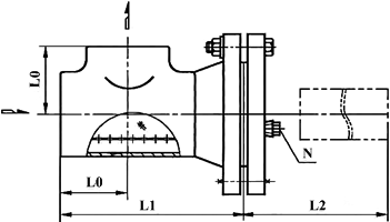 側流式T型過濾器結構示意圖