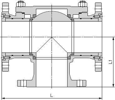 電動三通球閥結(jié)構(gòu)示意圖