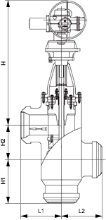 高加三通閥結構示意圖