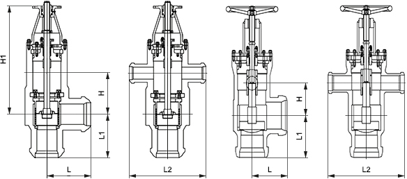 高加入口閥結(jié)構(gòu)示意圖