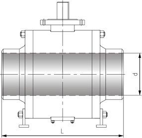 F60球閥結(jié)構(gòu)示意圖